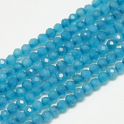 Natural White Jade Beads Strands G-S300-119D-2mm-1