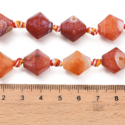 Natural Weathered Agate Beads Strands G-A321-G02-01-1