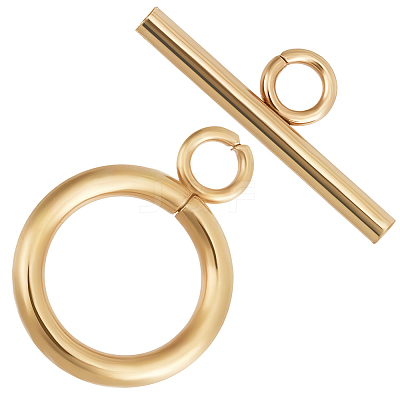 25 Sets 304 Stainless Steel Toggle Clasps STAS-BBC0005-87-1