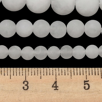 4 Strands 4 Style Natural White Jade Beads Strands G-OC0002-87-1
