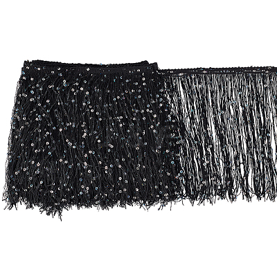 5M Paillette Tassel Polyester Ribbon Trim OCOR-BC0006-56A-1