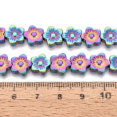 Electroplate Non-magnetic Synthetic Hematite Beads Strands G-T061-98D-1