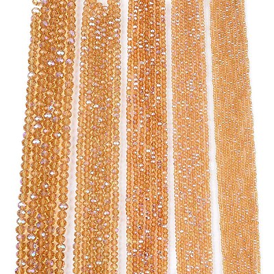 Electroplate Glass Beads Strands EGLA-A044-T8mm-L23-1