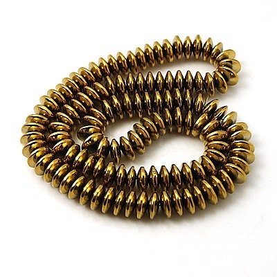 Non-magnetic Synthetic Hematite Beads Strands G-E165-2A-1