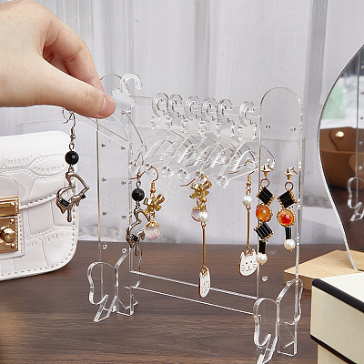 1 Set Acrylic Earring Display Stands EDIS-CP0001-13-1