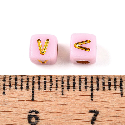 Plating Acrylic Beads OACR-N140-01D-V-1