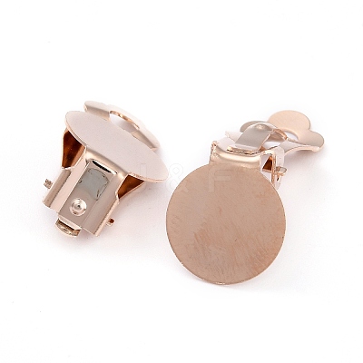 304 Stainless Steel Clip-on Earring Setting STAS-L244-49RG-1