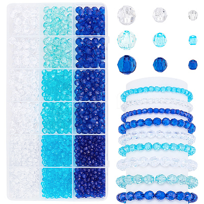 1590Pcs Transparent Acrylic Beads TACR-PH0001-90A-1