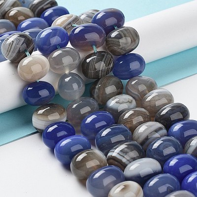 Natural Agate Beads Strands G-G021-03A-04-1