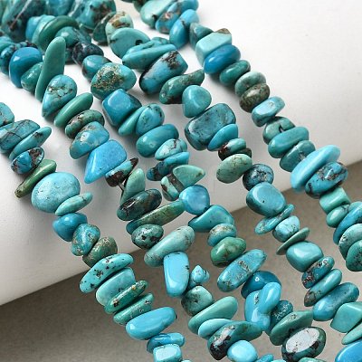 Natural HuBei Turquoise Bead Strands G-H345-A01-06-1
