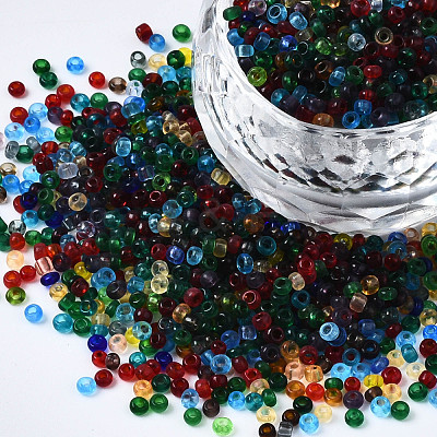 Glass Round Seed Beads SEED-S057-I-M-1