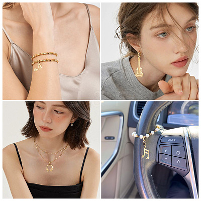 12Pcs 6 Styles Brass Pendants FIND-TA0008-88G-1