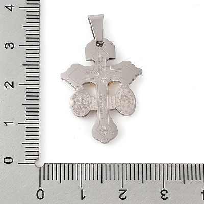 304 Stainless Steel Pendants STAS-C103-02GP-01-1