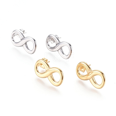 304 Stainless Steel Stud Earrings EJEW-I235-09-1