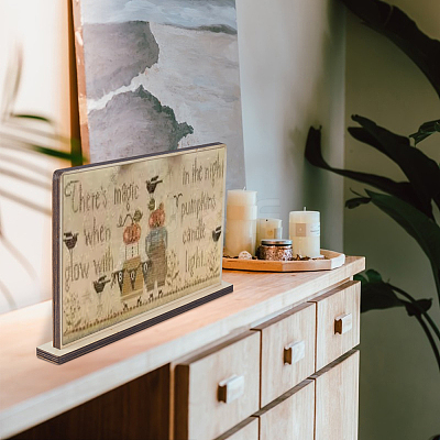 Wood Earring Display Card Holders ODIS-WH0072-01-1