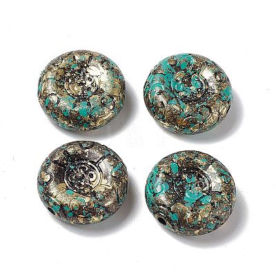 Opaque Retro Acrylic Beads OACR-H019-38-1