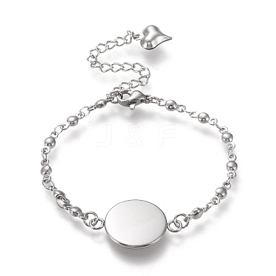 Tarnish Resistant 304 Stainless Steel Bracelet Making STAS-L248-001P-A-1