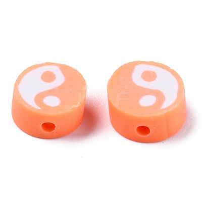 Handmade Polymer Clay Beads CLAY-T016-65C-1