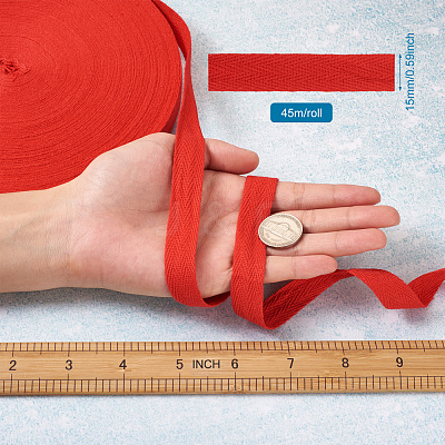 Cotton Twill Tape Ribbons OCOR-TAC0008-24C-1