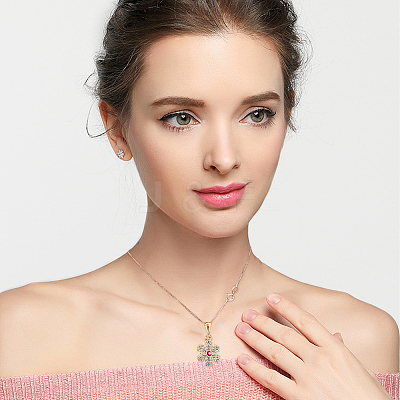 2Pcs 925 Sterling Silver Box Chain Necklaces NJEW-BBC0001-13RG-1