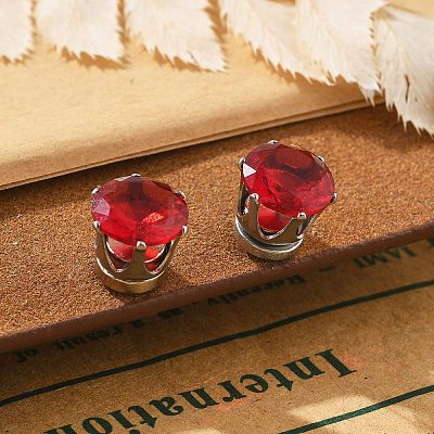 Cubic Zirconia Clip-on Earrings EJEW-L100-01P-09-1
