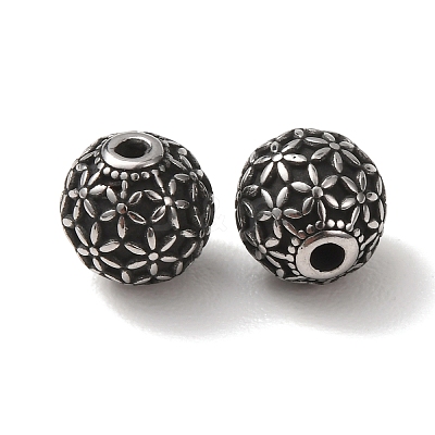 304 Stainless Steel Beads SA-CBA9DCB-12AS-1