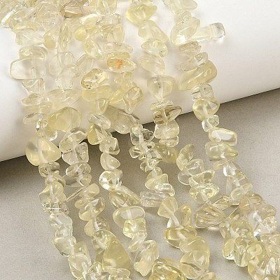 Natural Lemon Quartz(Heated) Beads Strands GG-NH0005-A01-01-1