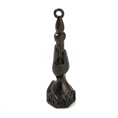 Halloween Brass Pendants KK-F915-01I-B-1