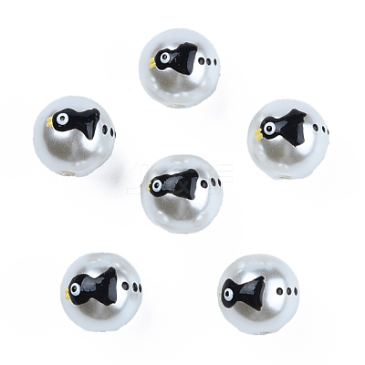 ABS Plastic Imitation Pearl Beads KY-N015-146-1