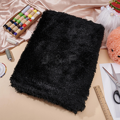 1 Yard Polyester Plush Fabric DIY-PH0028-91C-1
