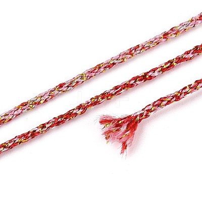100M Segment Dyed Round Polyester Braided Cords OCOR-N009-03B-02-1