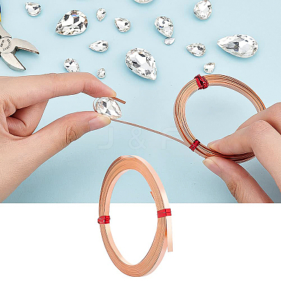 Copper Flat Bezel Wire CWIR-WH0016-02A-1