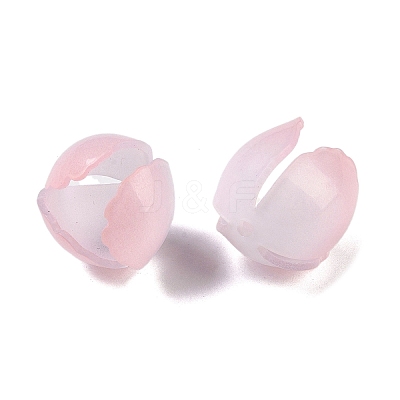 Simulation Lotus Shape Acrylic Bead Cap SACR-A008-03-1