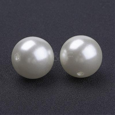 Imitated Pearl Acrylic Beads PACR-20D-12-1