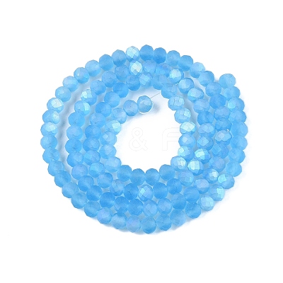 Transparent Glass Beads Strands LS-EGLA-A044-T3mm-MB08-1