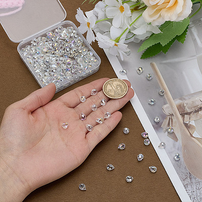 200Pcs Electroplate Glass Beads EGLA-HY0001-14-1