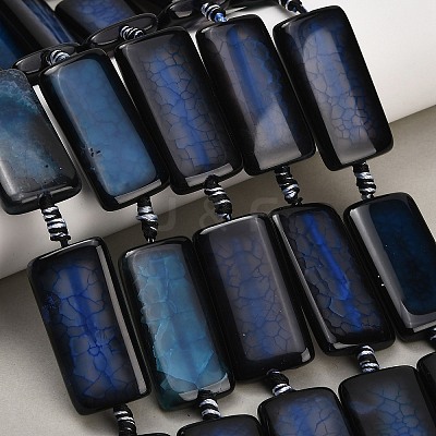 Natural Dragon Veins Agate Beads Strands GG-CBA2A74-01D-1