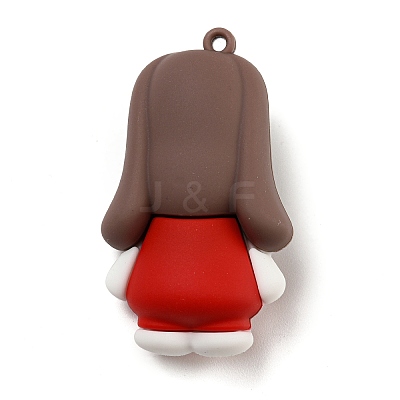 Opaque PVC Plastic Big Pendants KY-D021-05D-1