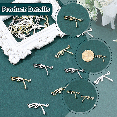 30Pcs 3 Colors Alloy Pendants FIND-SC0021-09-1