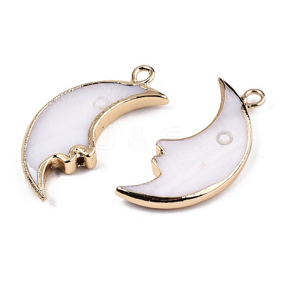 Natural Freshwater Shell Pendants X-SHEL-N026-136-1