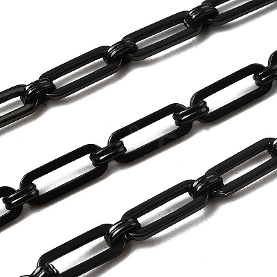 304 Stainless Steel Rectangle Link Chains CHS-S012-26B-B-1