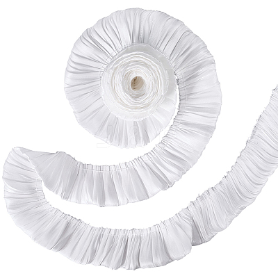 5M Double Layer Polyester Pleated Lace Ribbon OCOR-CY0001-41D-1