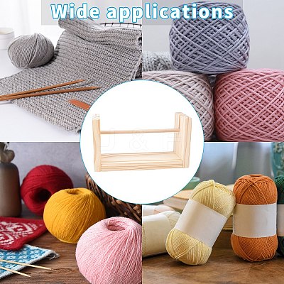 Wooden Weaving Loom Roller Frames DIY-WH0183-23-1