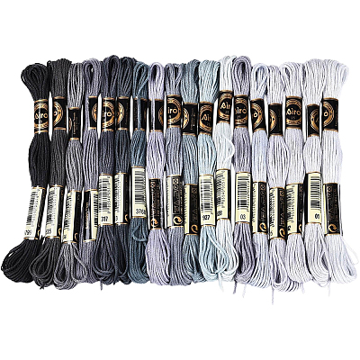 Polyester Embroidery Threads OCOR-WH20074-13B-01C-1