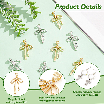 Brass Micro Pave Clear Cubic Zirconia Pendants FIND-BC0013-57A-1