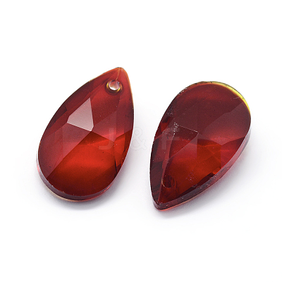 Faceted Glass Pendants GLAA-F069-L-A03-1