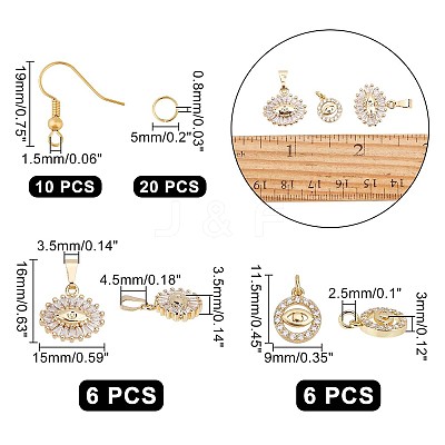 DIY Dangle Earring Making Kits DIY-AR0001-56-1