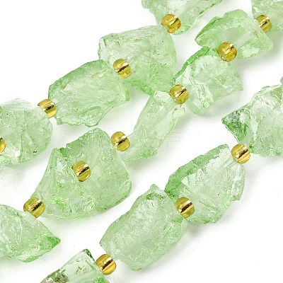 Raw Rough Natural Quartz Crystal Beads Strands G-Z131-J01-02-1