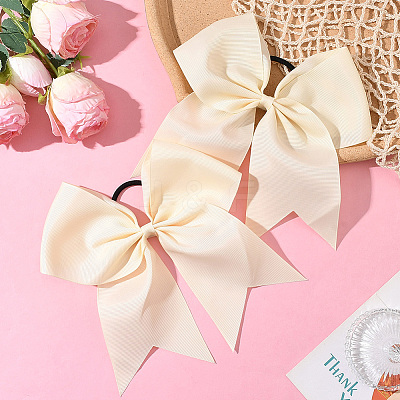 2Pcs Rubber Hair Ties MRMJ-SC0001-49G-1