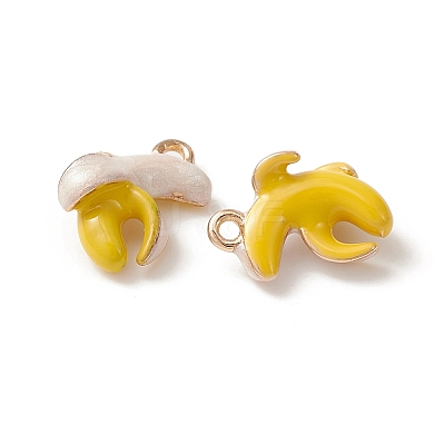 2Pcs Brass Enamel Charms KK-YW0001-72-1
